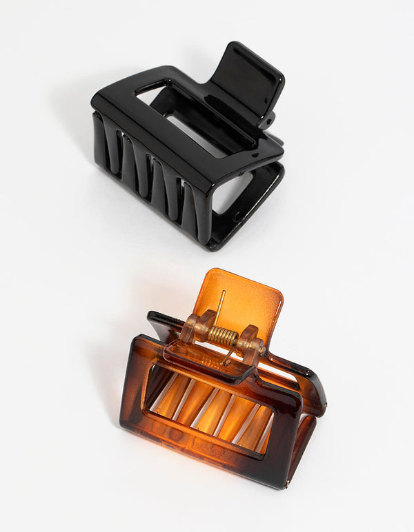 Small Box Acrylic Claw Clip Pack