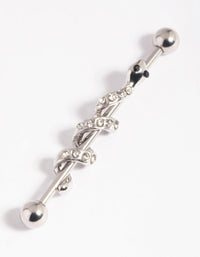 Surgical Steel Snake Barbell Studs - link has visual effect only