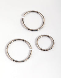 Titanium Nose Ring Pack - link has visual effect only