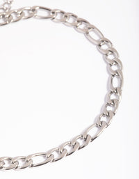 Surgical Steel Figaro Bracelet - link has visual effect only