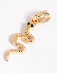 Gold Plated Snake Charm - link has visual effect only