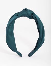 Teal Twisted Knot Headband - link has visual effect only