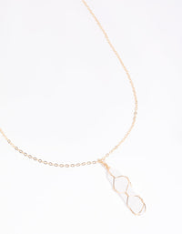 Gold Moonstone Shard Necklace - link has visual effect only
