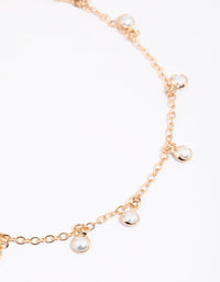 Gold Pearl Anklet - link has visual effect only
