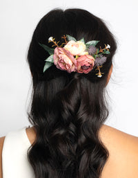 Gold Rose Flower Comb - link has visual effect only