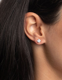 Silver Cubic Zirconia Earring 6-Pack - link has visual effect only