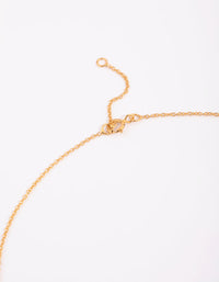 Gold Plated Sterling Silver Lariat Necklace - link has visual effect only