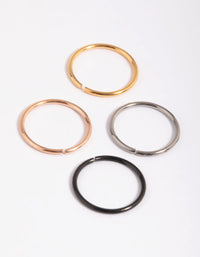 Titanium Basic Nose Ring 4-Pack - link has visual effect only