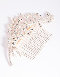 Rose Gold Country Posy Comb - link has visual effect only