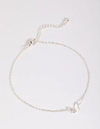 Silver Butterfly Bracelet - link has visual effect only