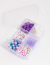 Purple Hearts Make Your Own Bead Kit - link has visual effect only