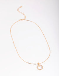 Gold Diamante Perfect Cut Necklace - link has visual effect only