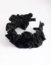 Black Ruffle Headband - link has visual effect only