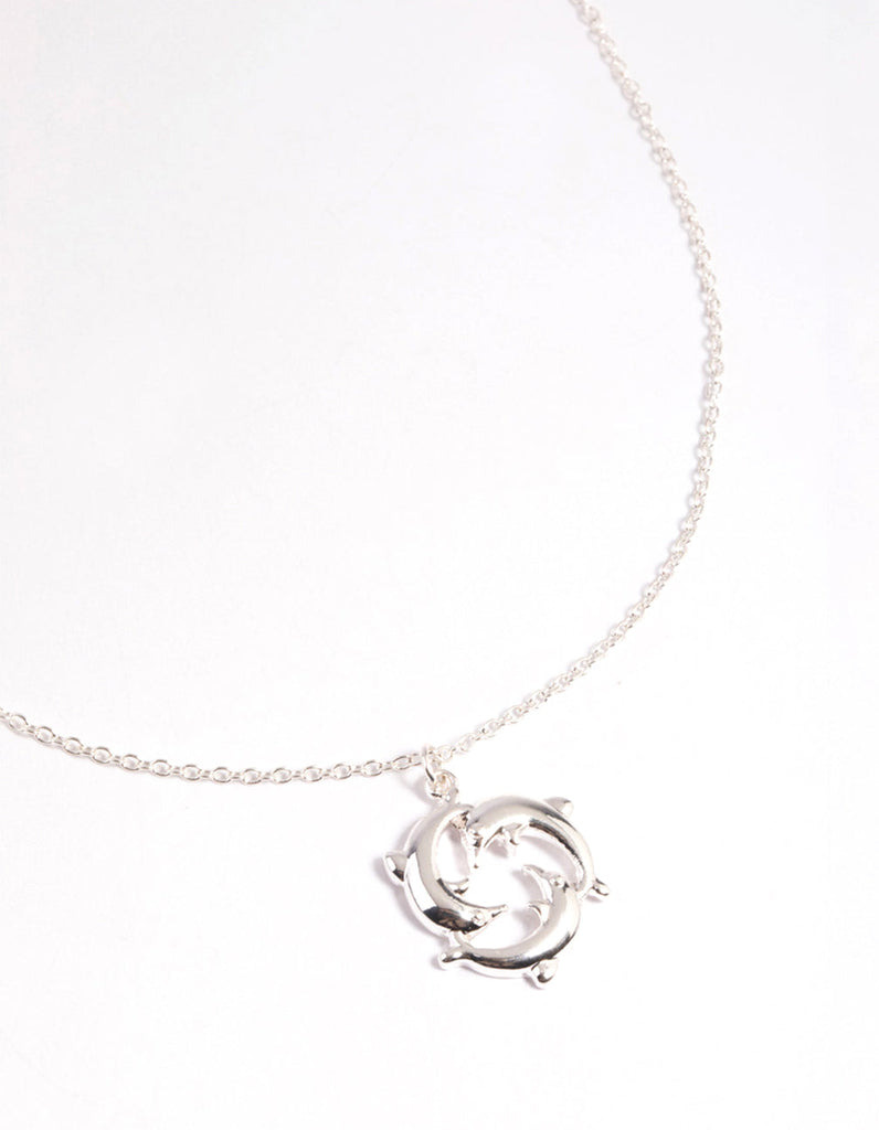 Silver Dolphin Necklace