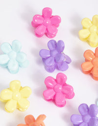 Kids Mini Flower Claw Clip Pack - link has visual effect only