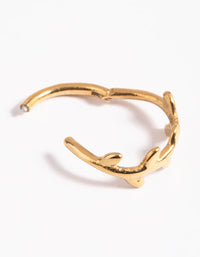 Gold Plated Surgical Steel Vine Clicker Ring - link has visual effect only