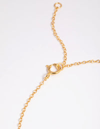 Gold Plated Sterling Silver Freshwater Pearl Chain Bracelet - link has visual effect only
