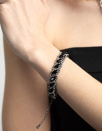 Matte Black Marquise Bracelets - link has visual effect only