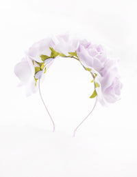 Lilac Rose Full Headband - link has visual effect only