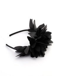 Black Petal Statement Headband - link has visual effect only