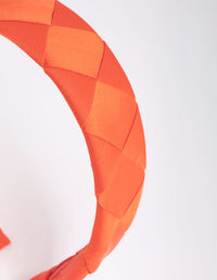 Orange Crossweave Headband - link has visual effect only