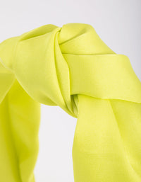 Lime Twist Knot Headband - link has visual effect only