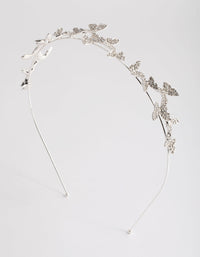 Gold Butterfly Diamante Detailed Headband - link has visual effect only