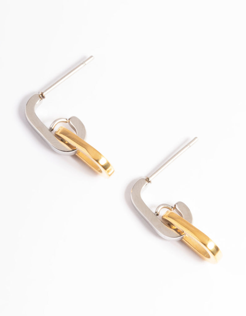 Surgical Steel Chain Link Drop Earrings
