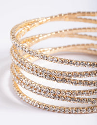 Gold Zig Zag Open Cuff Bracelet - link has visual effect only
