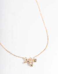 Gold Bubble Dog Necklace - link has visual effect only
