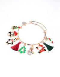 Kids Gold Make Your Own Christmas Bracelet - link has visual effect only