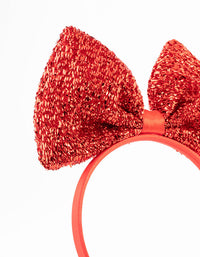 Kids Fabric Statement Sparkle Bow Headband - link has visual effect only