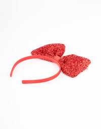 Kids Fabric Statement Sparkle Bow Headband - link has visual effect only