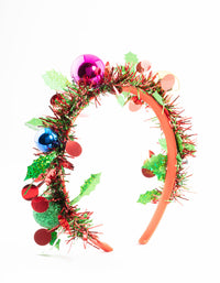 Kids Tinsel Bauble Headband - link has visual effect only