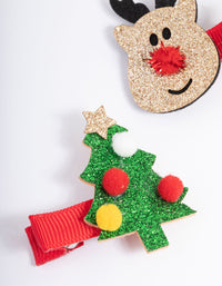 Kids Fabric Reindeer Tree Clips Pack - link has visual effect only