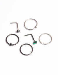 Titanium Green Coloured Stone Nose 6-Pack - link has visual effect only