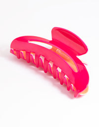Two Tone Rounded Claw Clip - link has visual effect only