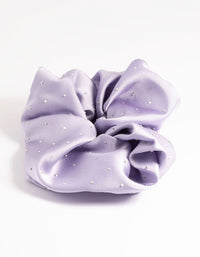 Lilac Diamante Scrunchie - link has visual effect only