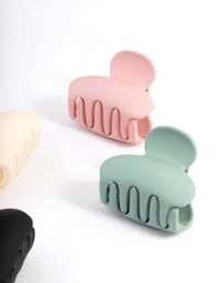Acrylic Matte Mini Claw Clip 4-Pack - link has visual effect only
