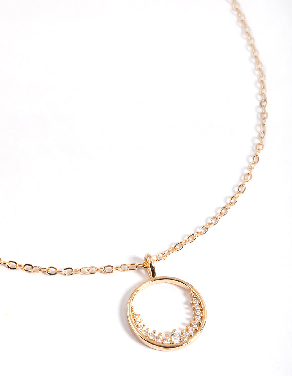 Lovisa OPEN CIRCLE - Necklace - silver coloured/silver-coloured - Zalando.de