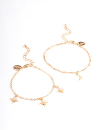 Gold Twist Celestial Bracelet Pack - link has visual effect only