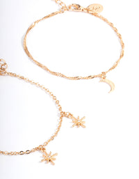 Gold Twist Celestial Bracelet Pack - link has visual effect only