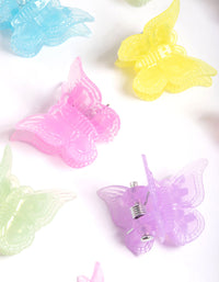 Plastic Pastel Butterfly Claw Tub 12-Pack - link has visual effect only