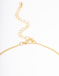 Gold Plated Virgo Necklace with Cubic Zirconia Pendant - link has visual effect only