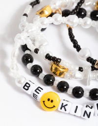 Gold Be Kind Bracelet 5-Pack - link has visual effect only