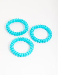 Blue Plastic Large Hair Spiral Pack - link has visual effect only