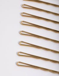 Coated Cream Bobby Pin 10-Pack - link has visual effect only