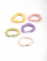 Fabric Mini Scrunchies 5-Pack - link has visual effect only