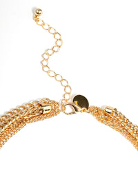 Gold Layered Chain Necklace - link has visual effect only