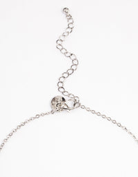 Antique Silver Pierced Heart Necklace - link has visual effect only